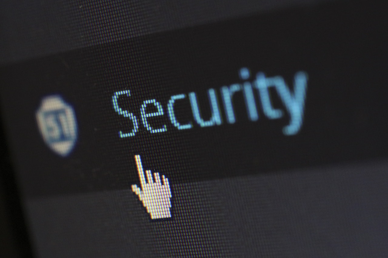 Mouse hovering over a Security Button